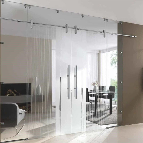 Cửa Kính Cường Lực Dùng Ray Treo
